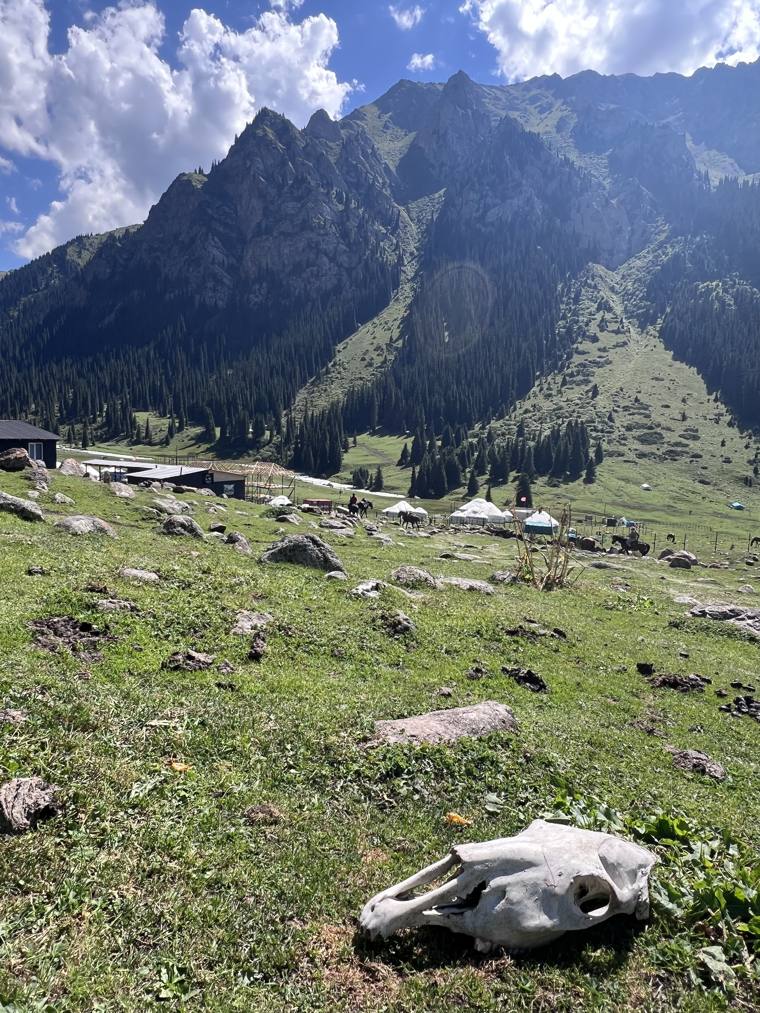 Campement de montagne près de Jyrgalan